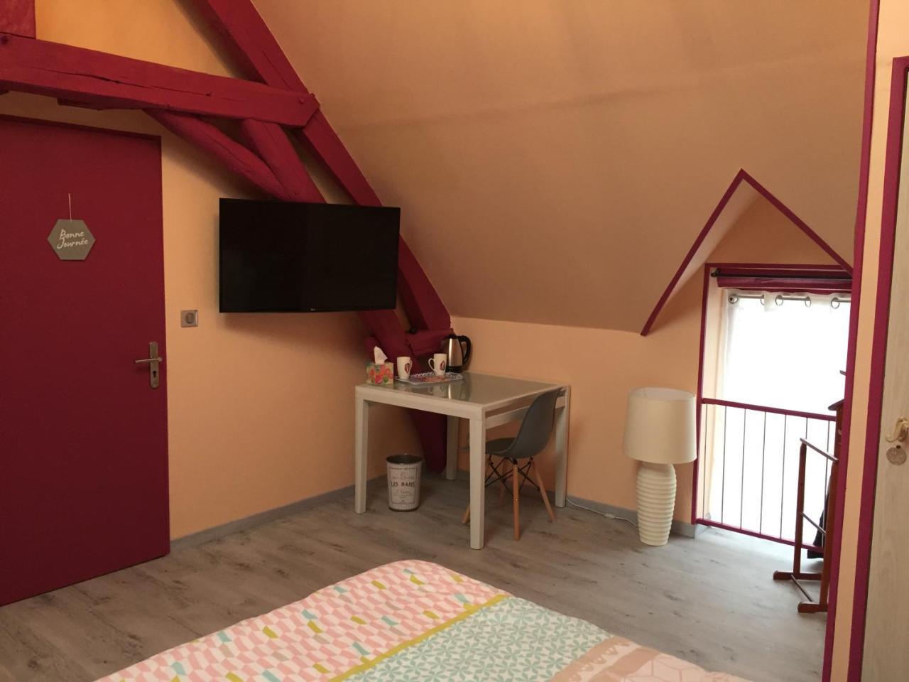 Le Rouge & Blanc Bed & Breakfast Saint-Maurice-le-Vieil Exterior foto